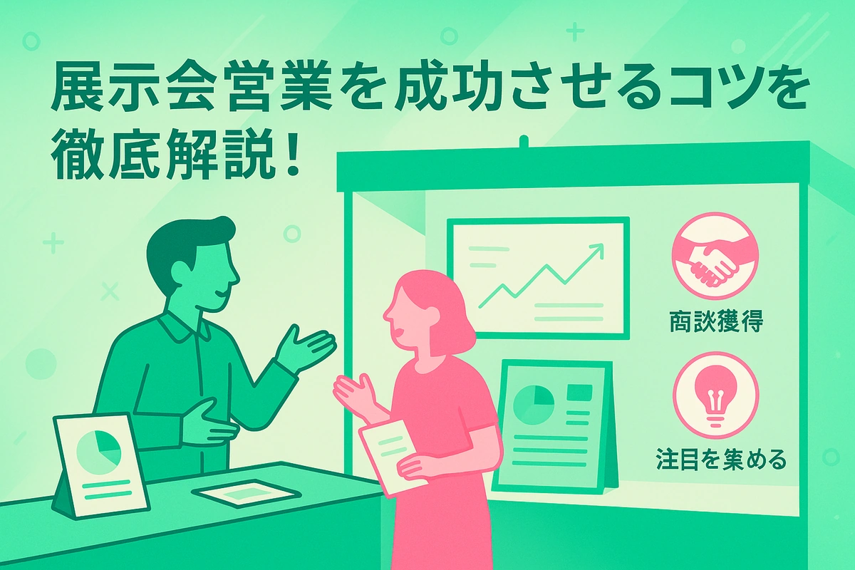 展示会営業を成功させるコツを徹底解説！
