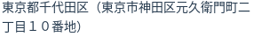 住所(登記所在地)
