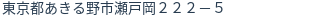 住所(登記所在地)