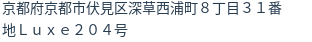 住所(登記所在地)