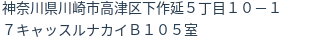 住所(登記所在地)