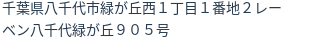 住所（登記所在地）