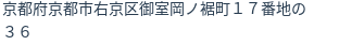 住所（登記所在地）