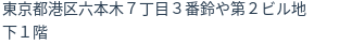 住所（登記所在地）