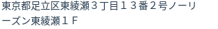 住所(登記所在地)