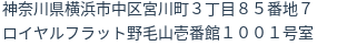 住所(登記所在地)