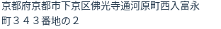 住所(登記所在地)