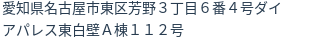住所(登記所在地)