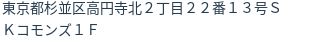 住所(登記所在地)