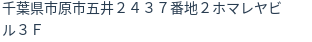 住所(登記所在地)