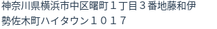 住所（登記所在地）