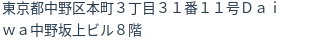 住所（登記所在地）