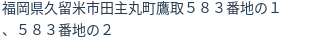 住所(登記所在地)