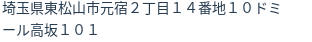 住所(登記所在地)