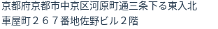 住所（登記所在地）