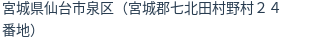 住所(登記所在地)
