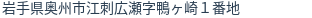 住所(登記所在地)