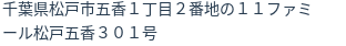 住所（登記所在地）