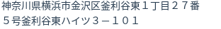 住所(登記所在地)