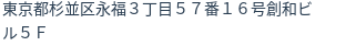 住所（登記所在地）