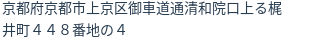 住所(登記所在地)