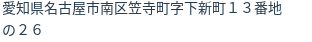 住所(登記所在地)