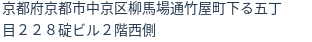 住所(登記所在地)