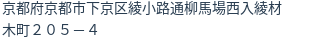 住所(登記所在地)