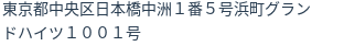 住所（登記所在地）