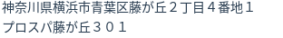 住所（登記所在地）