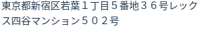 住所(登記所在地)