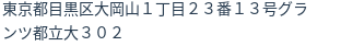 住所(登記所在地)