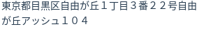 住所（登記所在地）