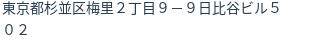 住所（登記所在地）