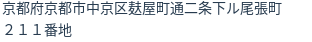 住所（登記所在地）