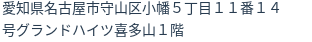 住所(登記所在地)