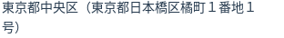 住所(登記所在地)