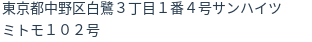 住所(登記所在地)