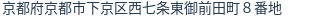 住所(登記所在地)