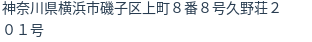 住所（登記所在地）