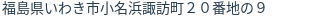 住所（登記所在地）