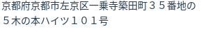 住所(登記所在地)