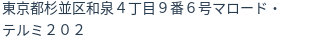 住所(登記所在地)