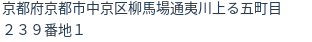 住所(登記所在地)