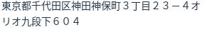 住所(登記所在地)
