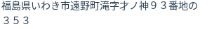 住所（登記所在地）