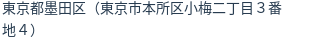 住所（登記所在地）
