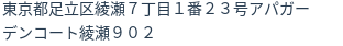 住所(登記所在地)