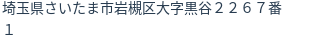 住所(登記所在地)