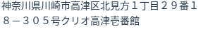 住所（登記所在地）